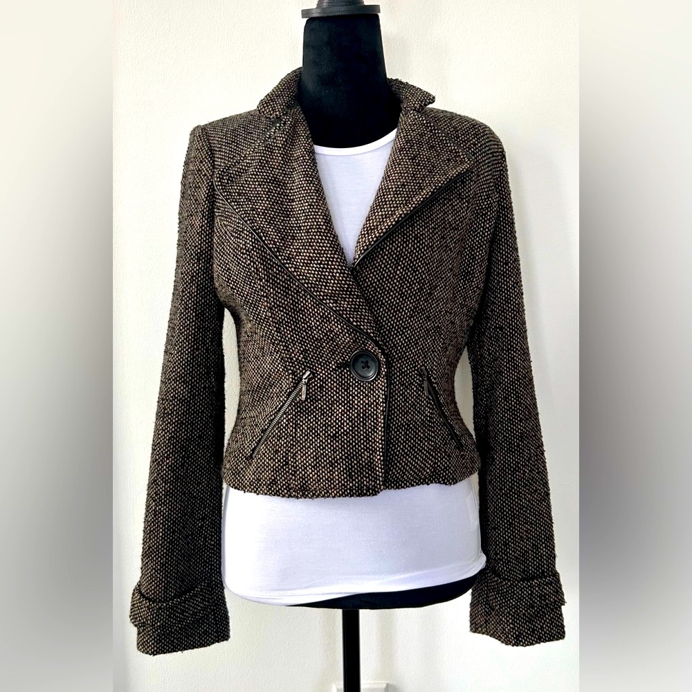 Cabi Tweed Moto Jacket